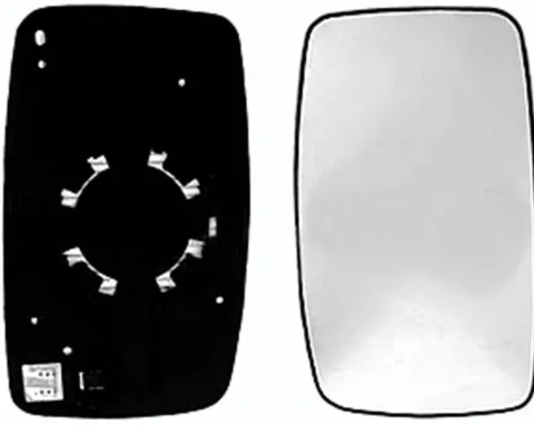 Miroir Glace rétroviseur droit pour PEUGEOT EXPERT II 2007-2016, dégivrant, à clipser, Neuf