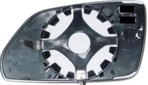 Miroir Glace rétroviseur droit pour VOLKSWAGEN POLO IV phase 2, 2005-2009, à clipser, Neuf