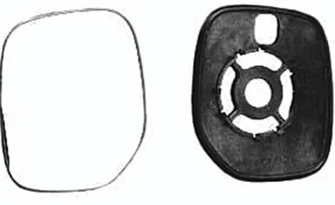 Miroir Glace rétroviseur droit pour PEUGEOT PARTNER I phase 1, 1996-2002, à clipser, Neuf