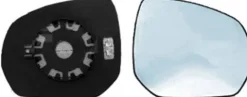 Miroir Glace rétroviseur droit pour CITROËN C4 PICASSO I ph.1, 2007-2010, bleu, dégivrant, à clipser