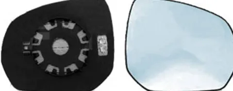 Miroir Glace rétroviseur droit pour CITROËN C4 GRAND PICASSO I, 2006-2010, bleu, dégivrant à clipser
