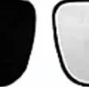 Miroir Glace rétroviseur droit pour CITROËN JUMPER II phase 1, 2006-2014, verre inférieur à clipser