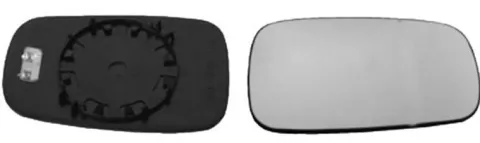 Miroir Glace rétroviseur droit pour RENAULT SCENIC II phase 1, 2003-2006, à clipser, Neuf