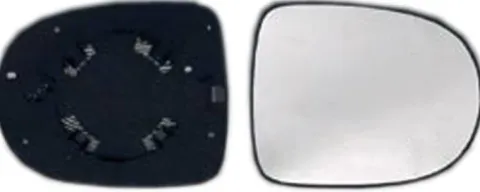 Miroir Glace rétroviseur droit pour RENAULT CLIO III phase 2, 2009-2012, à clipser, Neuf