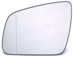 Miroir Glace rétroviseur gauche pour MERCEDES (W204) CLASSE C ph. 1 2007-2011, dégivrant, asphérique, Neuf