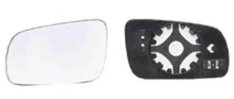Miroir Glace rétroviseur gauche pour SEAT IBIZA II phase 3, 1999-2002, asphérique, à clipser, Neuf