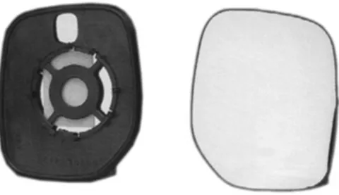 Miroir Glace rétroviseur gauche pour PEUGEOT PARTNER I phase 1, 1996-2002, à clipser, Neuf
