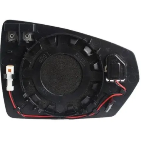 Miroir Glace rétroviseur gauche pour VOLKSWAGEN POLO VI phase 1, 2017-2021, dégivrant, asphérique, Système BLIS, Neuf