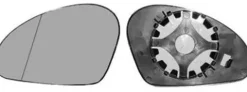 Miroir Glace rétroviseur gauche pour SEAT IBIZA III phase 1, 2002-2006, asphérique, à clipser, Neuf