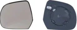 Miroir Glace rétroviseur gauche pour NISSAN MICRA IV (K13) ph.2, 2013-2018, dégivrant, à clipser
