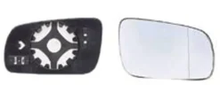 Miroir Glace rétroviseur gauche pour VOLKSWAGEN PASSAT B5 ph. 2 2000-2003, asphérique, Grand, bleu