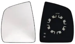 Miroir Glace rétroviseur gauche pour FIAT DOBLO II phase 1, 2010-2015, à clipser, Neuf