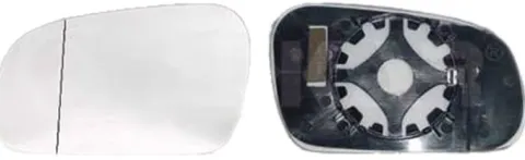 Miroir Glace rétroviseur gauche pour VOLKSWAGEN FOX 2005-2012, dégivrant, asphérique, à clipser