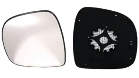 Miroir Glace rétroviseur gauche pour MERCEDES VITO II ph.1 (W639), 2003-2010, dégivrant, asphérique