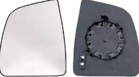 Miroir Glace rétroviseur gauche pour FIAT DOBLO II phase 1 2010-2015, verre dégivrant, à clipser