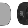 Miroir Glace rétroviseur gauche pour RENAULT CLIO CAMPUS, 2006-2009, dégivrant, à clipser, Neuf