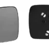 Miroir Glace rétroviseur gauche pour OPEL CORSA C phase 2, 2003-2006, asphérique, à clipser, Neuf