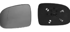 Miroir Glace rétroviseur gauche pour OPEL CORSA C phase 2, 2003-2006, asphérique, à clipser, Neuf