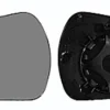 Miroir Glace rétroviseur gauche pour PEUGEOT 207 SW phase 1, 2006-2009, asphérique, à clipser