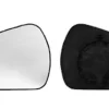 Miroir Glace rétroviseur gauche pour PEUGEOT 207 SW phase 1, 2006-2009, dégivrant, asphérique
