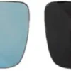 Miroir Glace rétroviseur gauche pour AUDI A6 I 1994-1997, asphérique, bleu, Mod. Grand