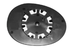 Miroir Glace rétroviseur gauche pour PEUGEOT 107 phase 3, 2012-2014, asphérique, à clipser, Neuf