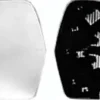 Miroir Glace rétroviseur gauche pour AUDI A3 II ph.3 (3 portes) 2008-2010, dégivrant, asphérique