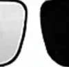 Miroir Glace rétroviseur gauche pour CITROËN JUMPER II ph.2 depuis 2014 > verre inférieur, à clipser