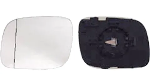 Miroir Glace rétroviseur gauche pour VOLKSWAGEN TOUAREG I ph. 1 2002-2006, asphérique, Neuf