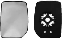 Miroir Glace rétroviseur gauche pour FORD TRANSIT Mk6, 2000-2006, verre supérieur, à clipser, Neuf