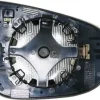 Miroir Glace rétroviseur gauche pour VOLKSWAGEN TOURAN I ph.3 2010-2015 dégivrant, asphérique, à clipser