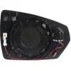 Miroir Glace rétroviseur gauche pour VOLKSWAGEN POLO VI phase 2 depuis 2021, dégivrant, asphérique, Système BLIS, Neuf