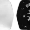 Miroir Glace rétroviseur gauche pour AUDI A3 II ph.2 SPORTBACK 2008-2010, dégivrant, à clipser