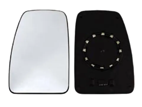 Miroir Glace rétroviseur gauche pour RENAULT MASTER II ph.2, 2003-2010, verre supérieur, dégivrant