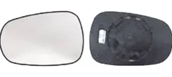 Miroir Glace rétroviseur gauche pour RENAULT CLIO CAMPUS, 2006-2009 dégivrant, asphérique à clipser