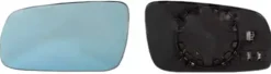 Miroir Glace rétroviseur gauche pour AUDI A3 I phase 1, 1996-2000, (grand modèle), bleu, asphérique