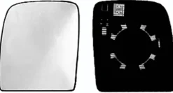 Miroir Glace rétroviseur gauche CITROËN JUMPY II 2007-2016, verre supérieur dégivrant, à clipser