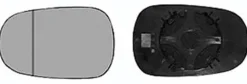 Miroir Glace rétroviseur gauche pour RENAULT SCENIC I phase 2, 1999-2003, asphérique, à clipser