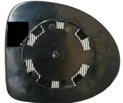 Miroir Glace rétroviseur gauche pour RENAULT CLIO II CAMPUS, 2009.2012, dégivrant asphérique à clipser