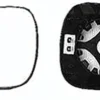 Miroir Glace rétroviseur pour RENAULT KANGOO I ph.2, 2003-2007, gauche ou droit, dégivrant à clipser