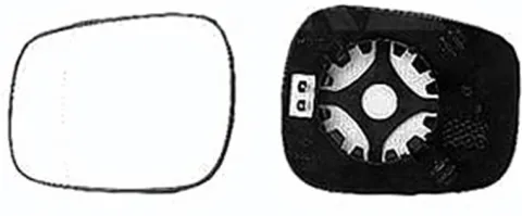 Miroir Glace rétroviseur pour NISSAN KUBISTAR, 2003-2010, gauche ou droit, dégivrant, à clipser