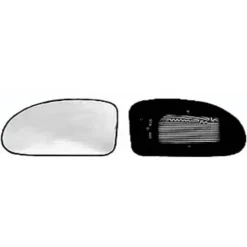 Miroir rétroviseur gauche FORD FOCUS I ph,2, 2001-2004, dégivrant asphérique clips recangulaire Neuf