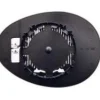 Miroir/Glace de rétroviseur gauche pour MINI R56 de 2006 à 2010, ONE/COOPER, asphérique, dégivrant, Neuf