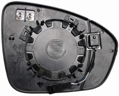Miroir/Glace rétroviseur gauche pour RENAULT CLIO V phase 1, 2019-2023, BLIS, dégivrant, Neuf