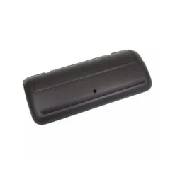Moulure centrale pare-chocs avant pour FIAT PANDA 4X4/NAT. POW. depuis 2013, noire gaufrée, avec trou radar, Neuve