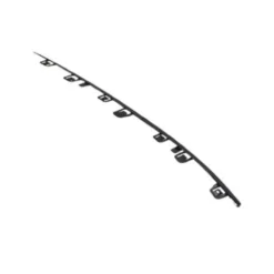 Moulure gauche de pare-chocs avant pour MERCEDES CLASSE C phase 1 depuis 2021 (W206-S206), noire, partie inférieure, Neuve