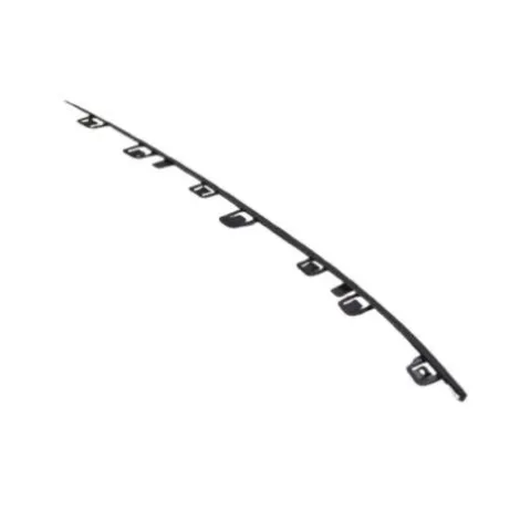 Moulure gauche de pare-chocs avant pour MERCEDES CLASSE C phase 1 depuis 2021 (W206-S206), noire, partie inférieure, Neuve
