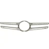 Moulure grille de calandre pour MERCEDES CLASSE GLE, 2015-2018 (W166), trou caméra, argent, Neuve