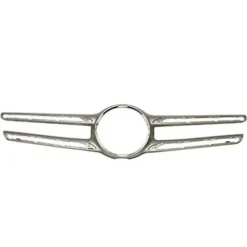 Moulure grille de calandre pour MERCEDES CLASSE GLE, 2015-2018 (W166), trou caméra, argent, Neuve