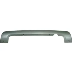 Moulure pare chocs arrière pour CITROËN BERLINGO II phase 2, 2012-2015, mod. XTR, inférieure, argentée, Neuve